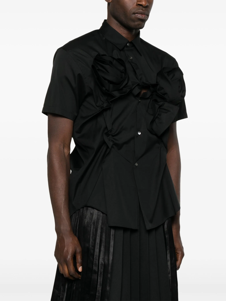 Yarn Dyed Cotton Plain Poplin Shirt