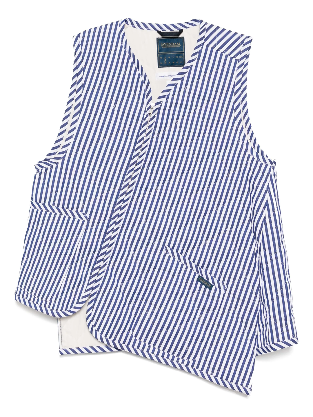 CDG SHIRT x LAVENHAM bias Thor Vest