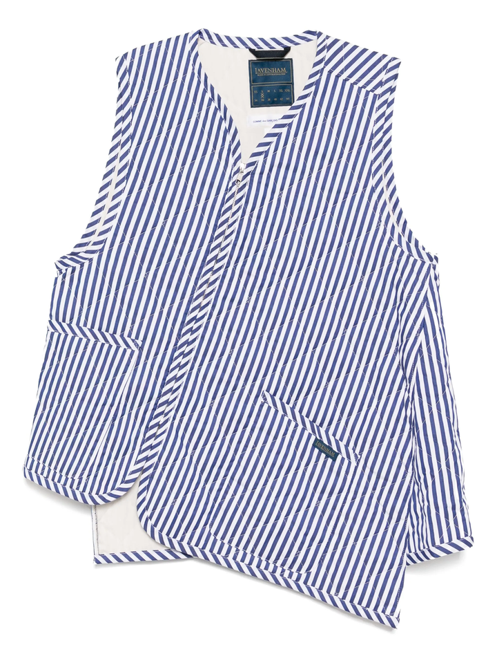 CDG SHIRT x LAVENHAM bias Thor Vest