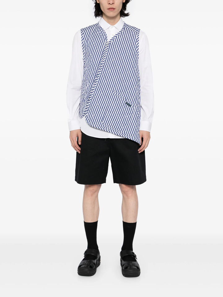 CDG SHIRT x LAVENHAM bias Thor Vest