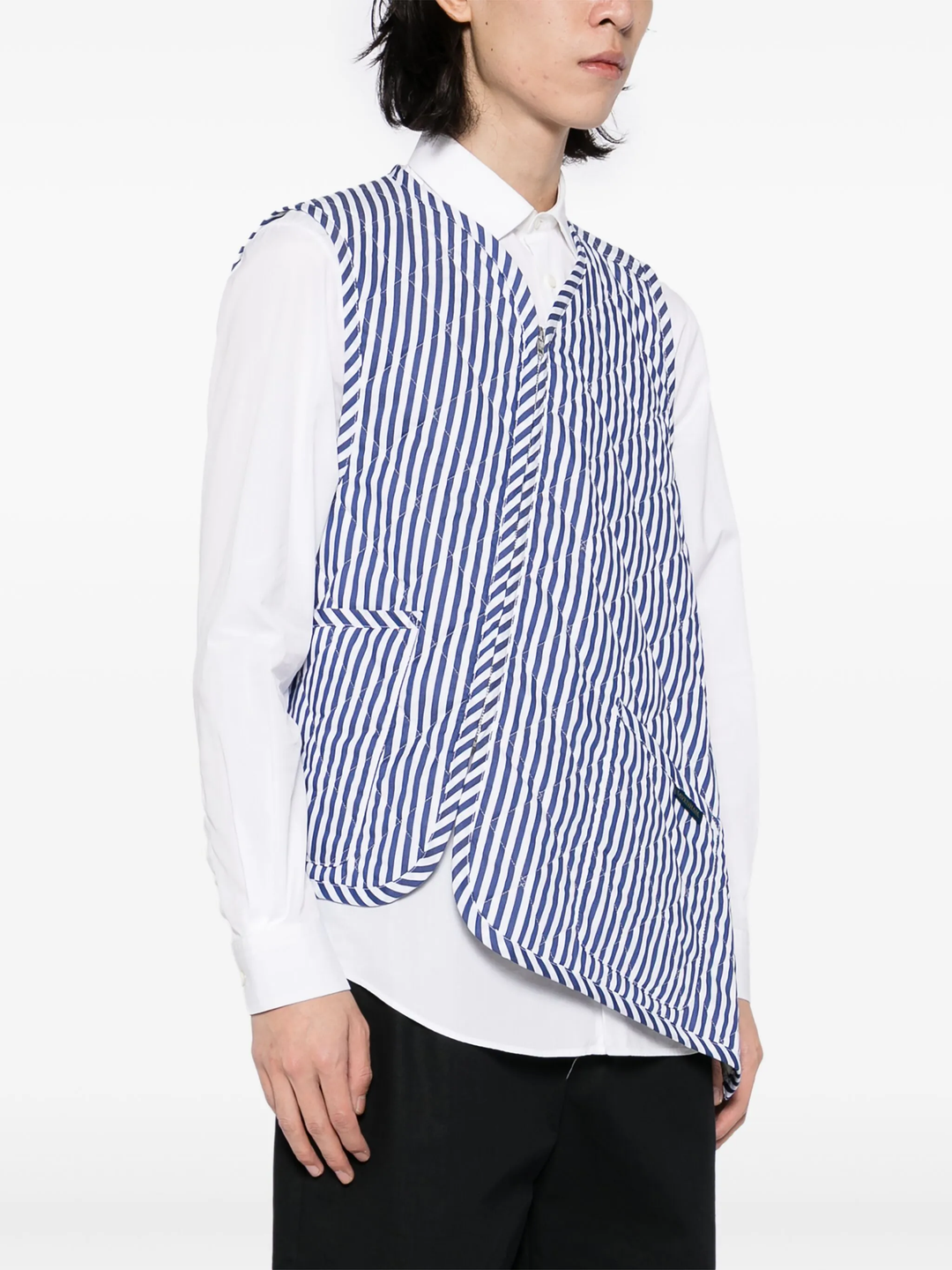 CDG SHIRT x LAVENHAM bias Thor Vest