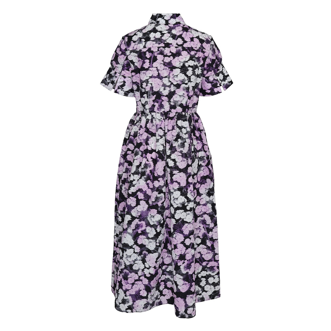 Short Sleeve Midi Shirt Dress