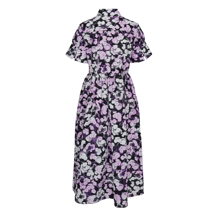 Short Sleeve Midi Shirt Dress