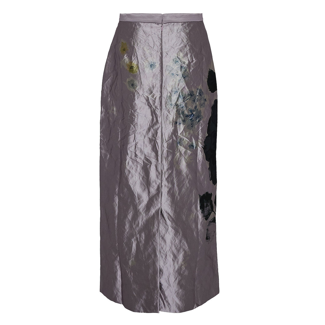 Pencil Midi Skirt Textured