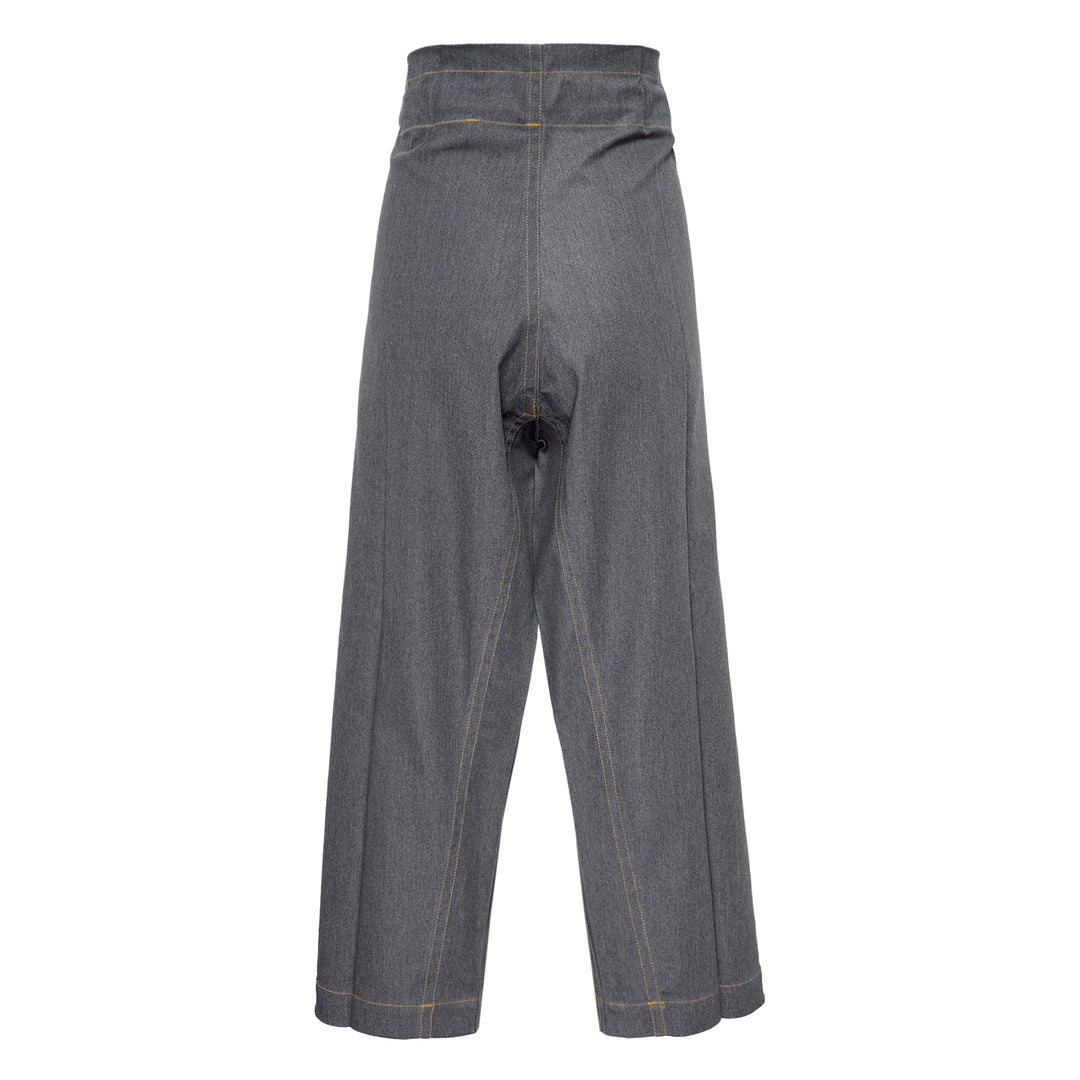 Flat Denim Pants
