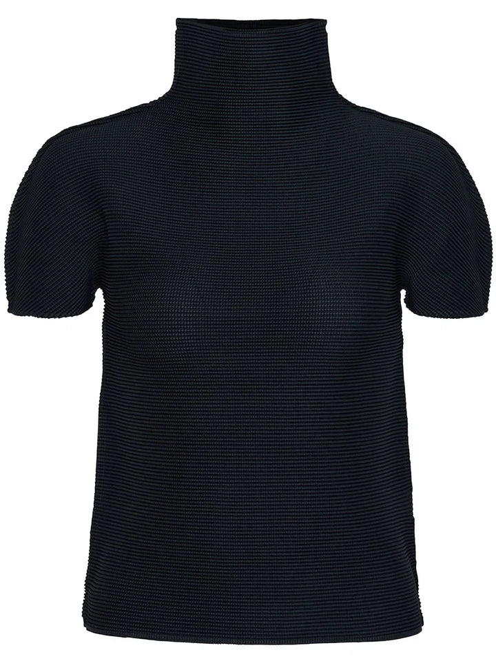 Stretch Pleats Basic Hn Top