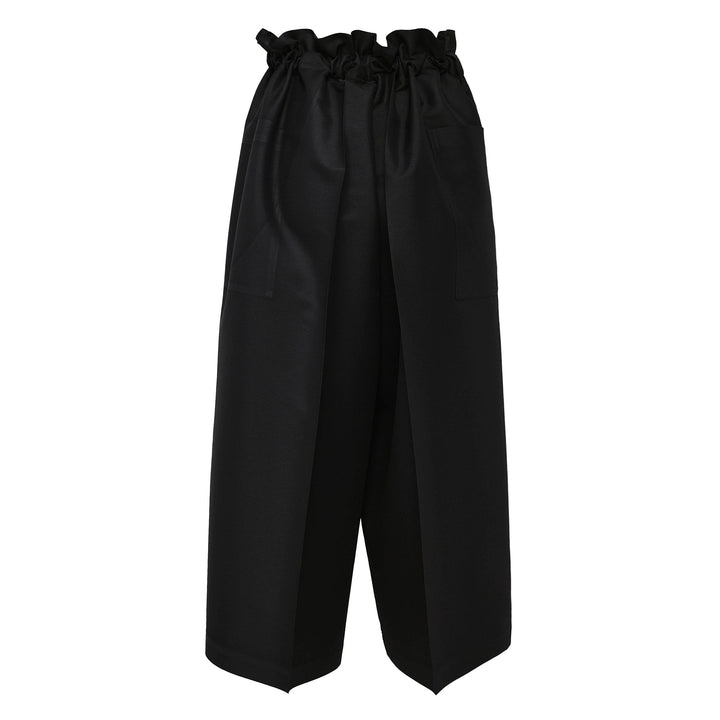 Flat Bottom Black Pants