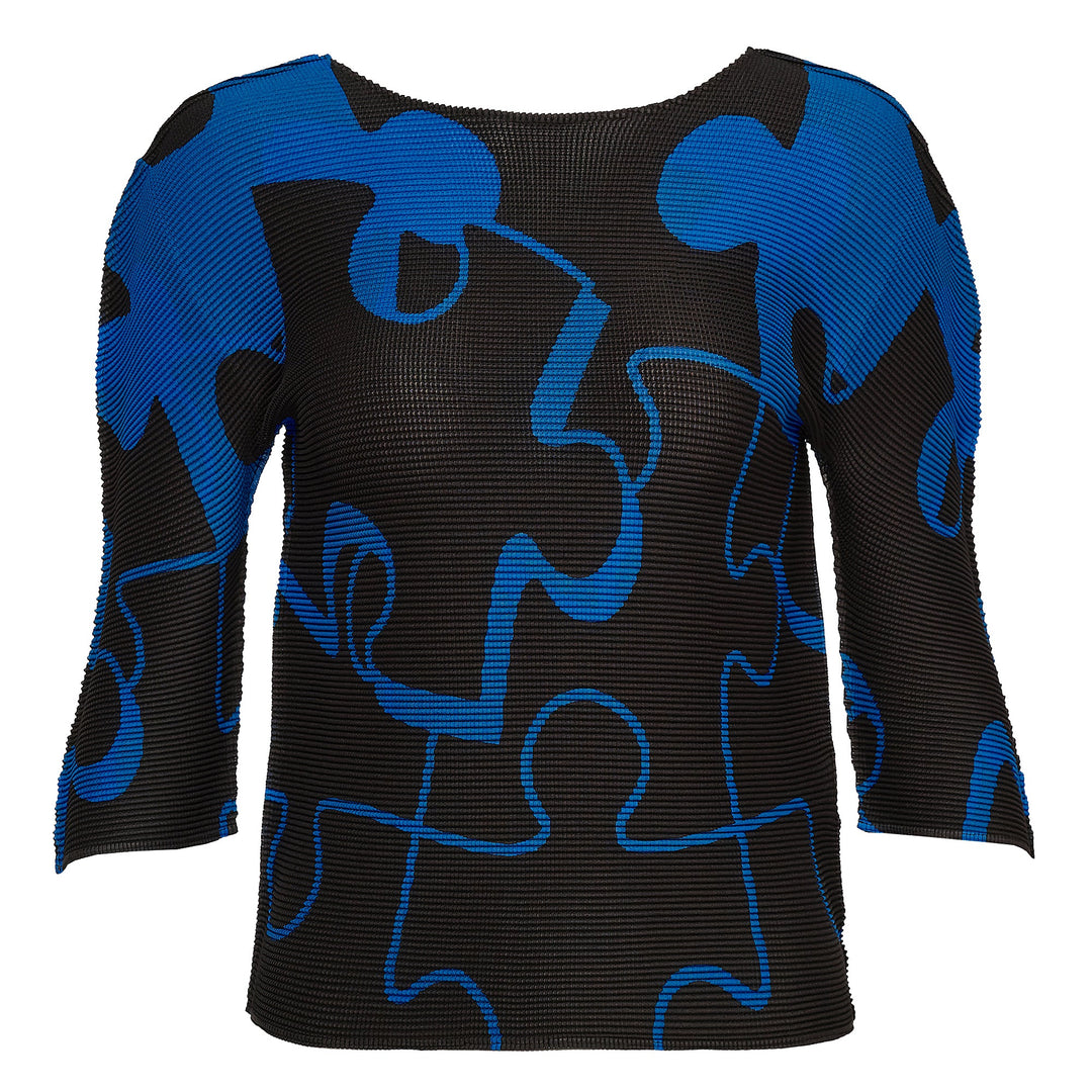 Puzzle Round Neck Top