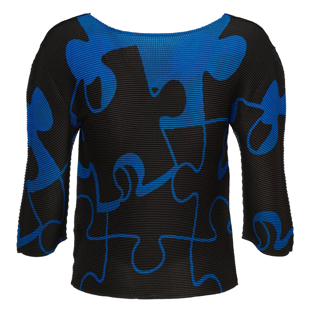 Puzzle Round Neck Top