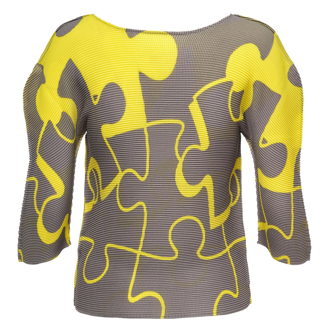 Puzzle Round Neck Top
