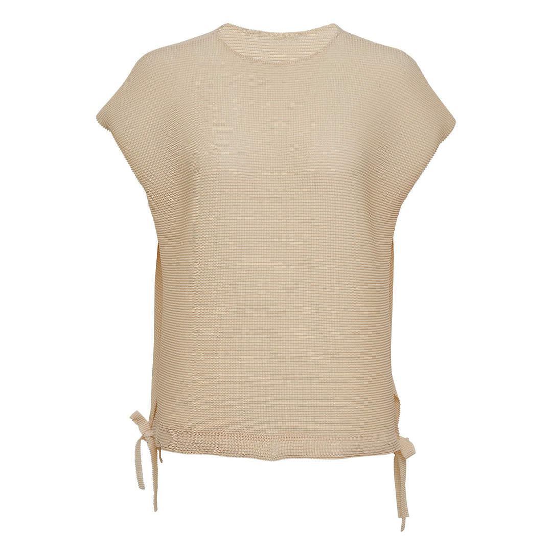 Square Stretch Pleats Top