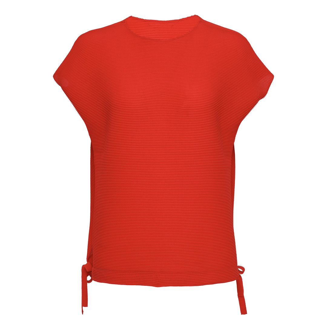 Square Stretch Pleats Top