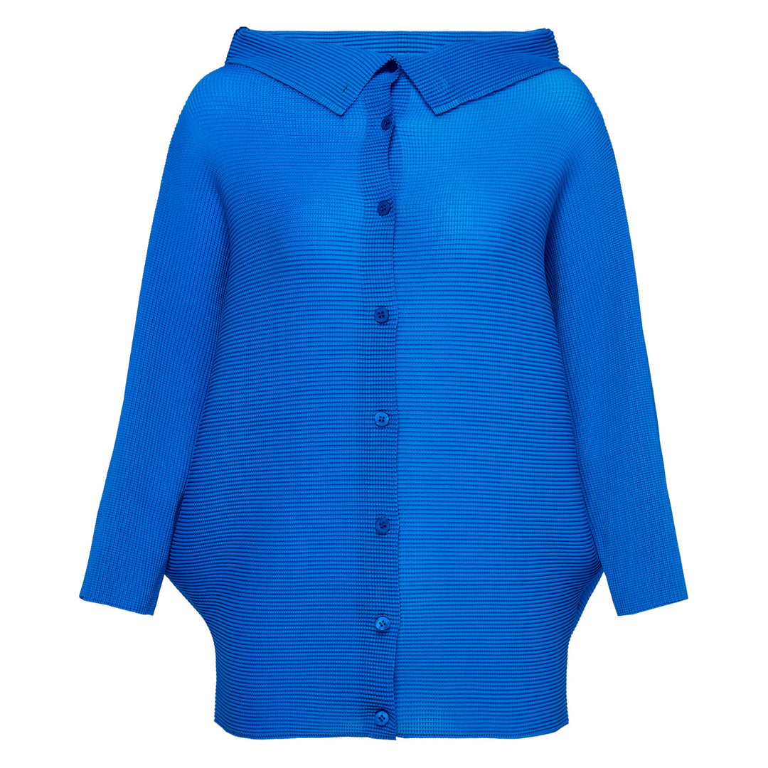 Dolman Stretch Pleats 1 Cardigan