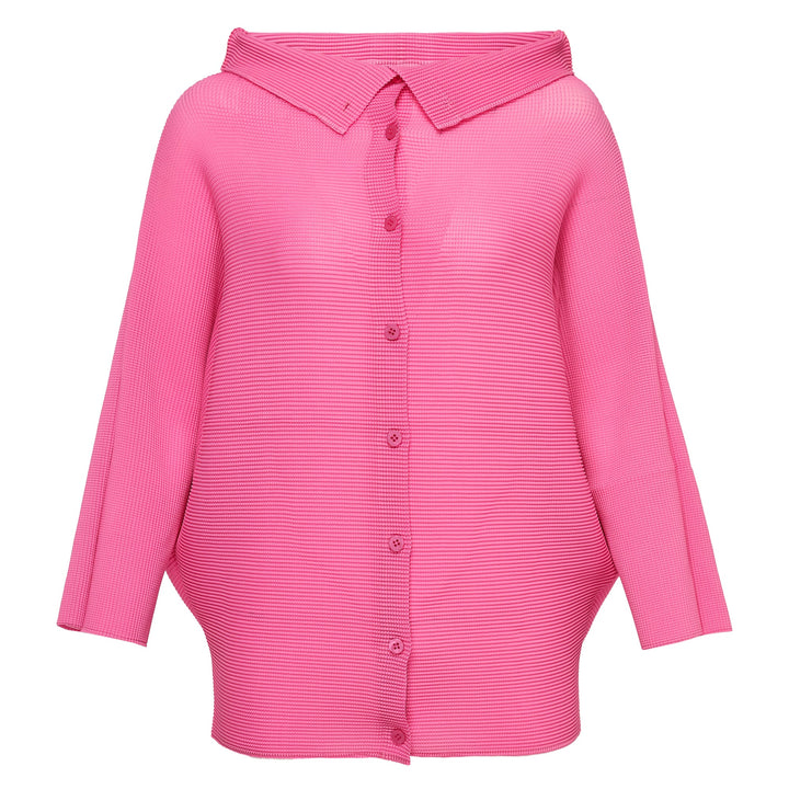 Dolman Stretch Pleats 1 Cardigan