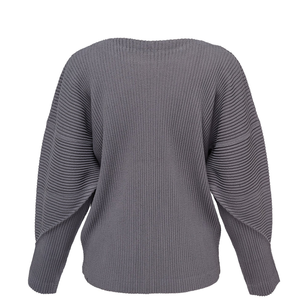 Fuwa Fuwa Mesh Pleats Top