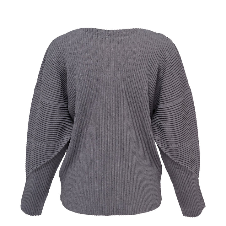 Fuwa Fuwa Mesh Pleats Top