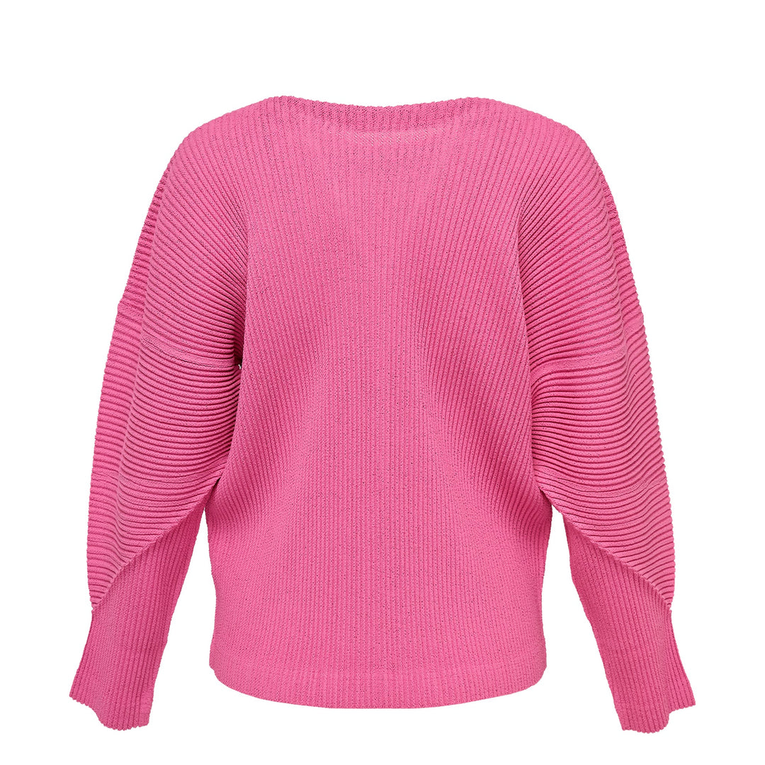 Fuwa Fuwa Mesh Pleats Top