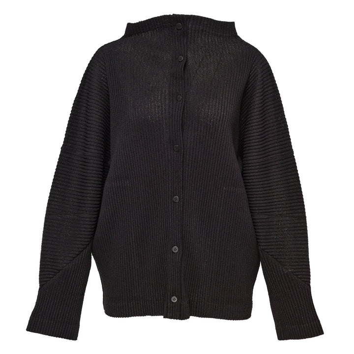 Fuwa Fuwa Mesh Pleats Cardigan