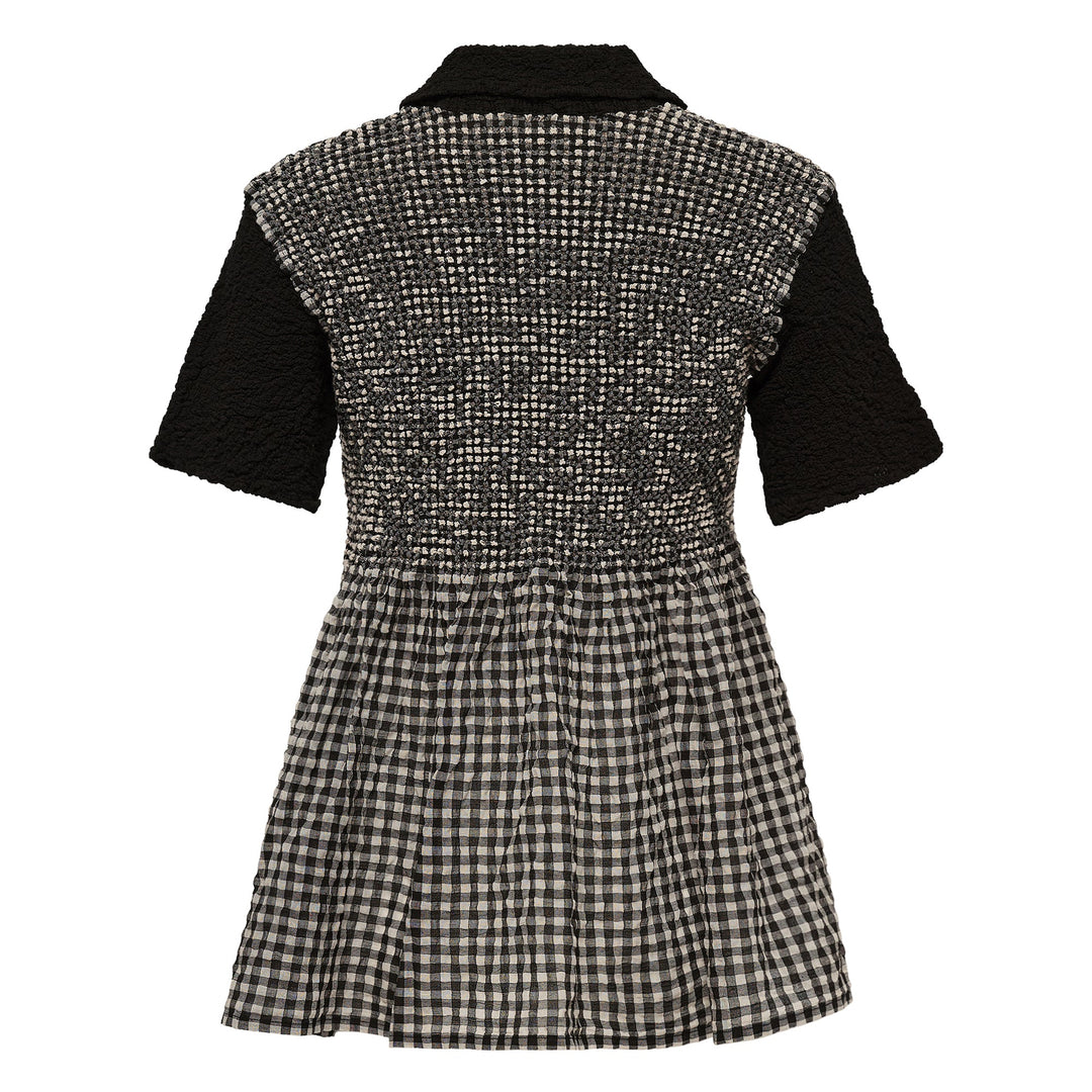 Gingham Check Cauliflower Top