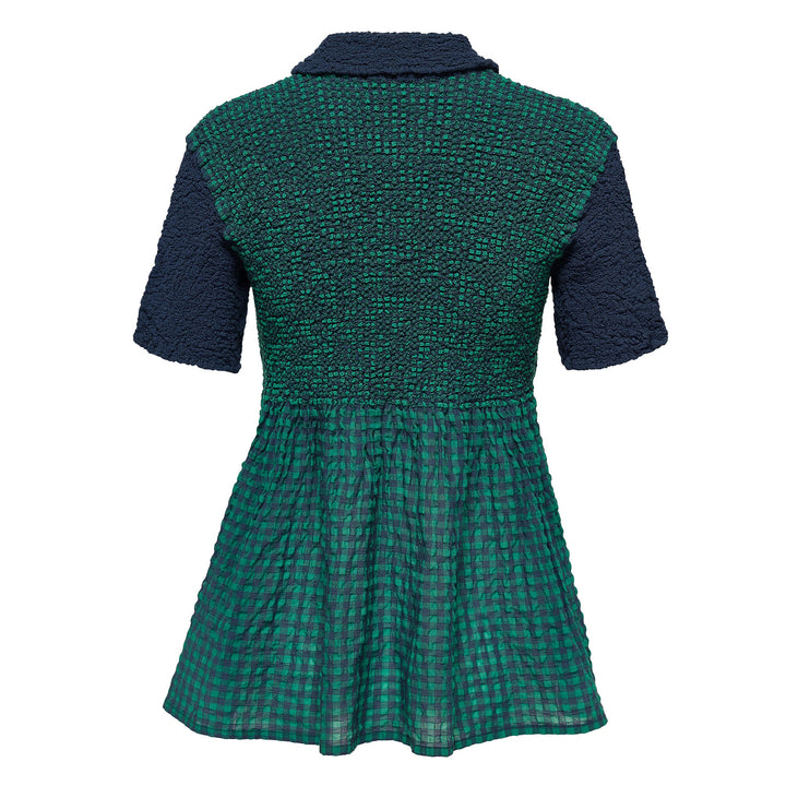 Gingham Check Cauliflower Top