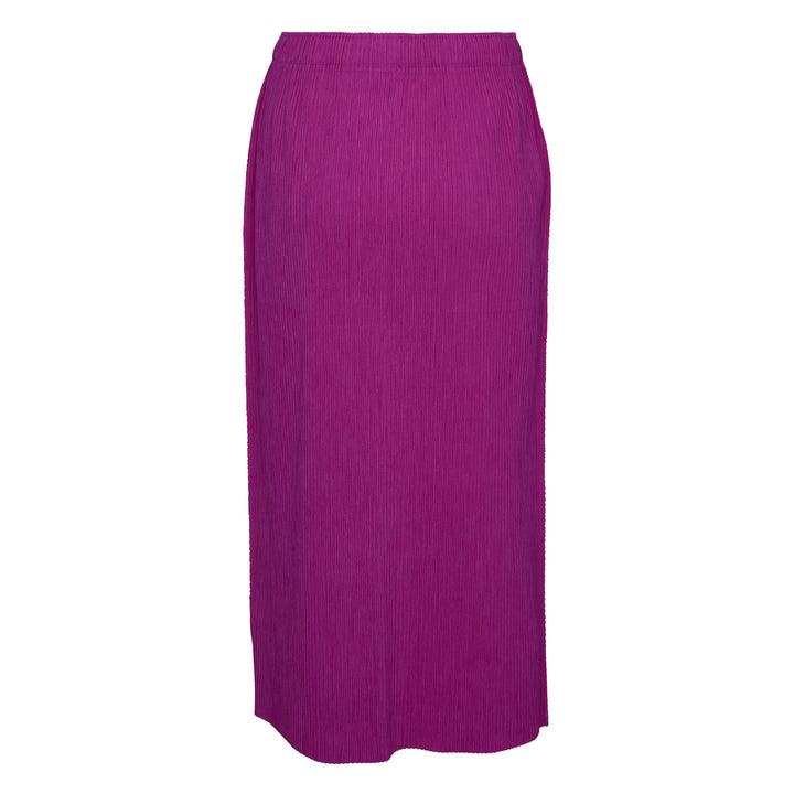 Mix Fine Knit Pleated Skirt