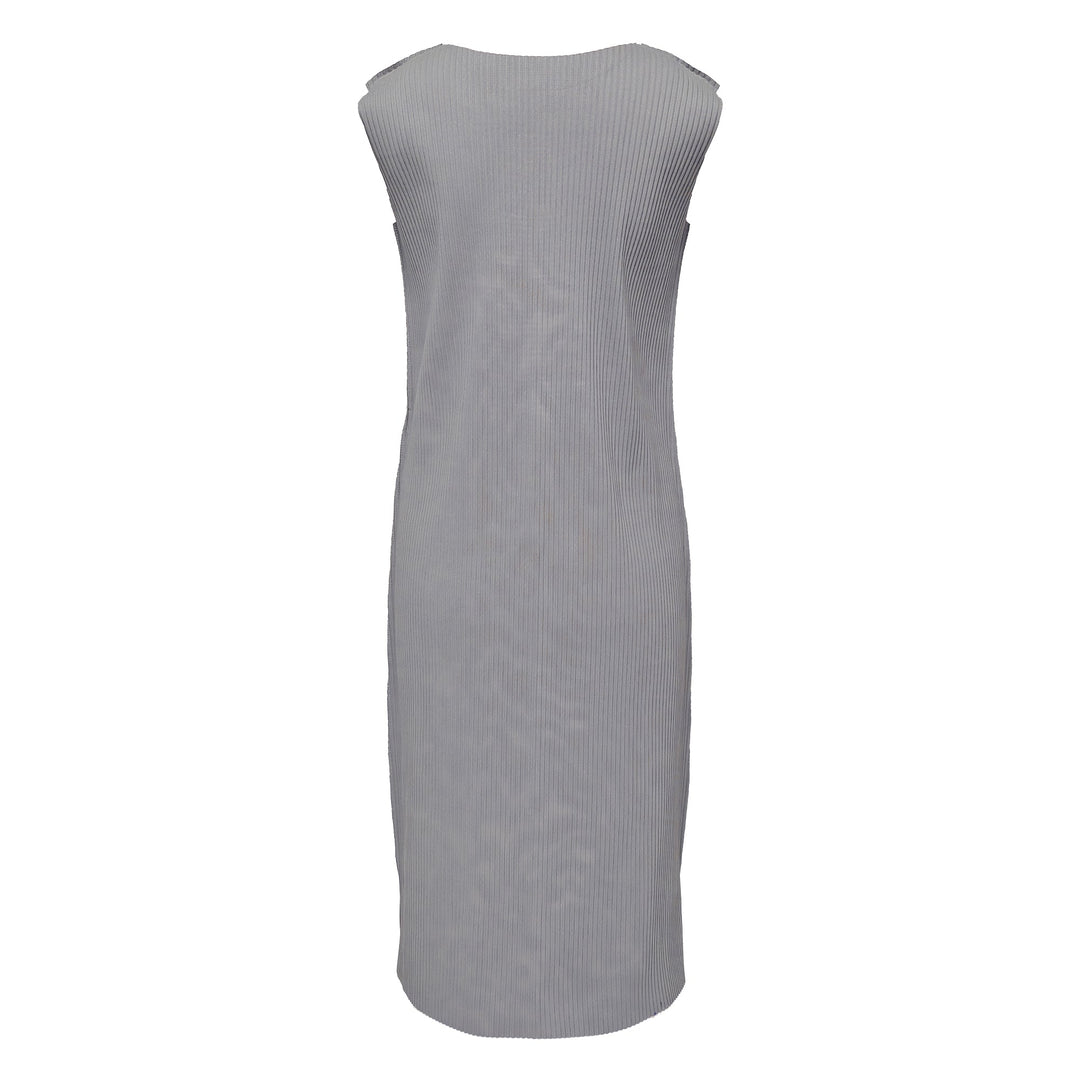 Fine Knit Pleats Col 1 Dress