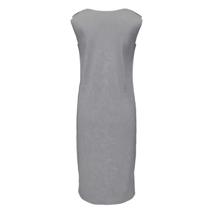 Fine Knit Pleats Col 1 Dress