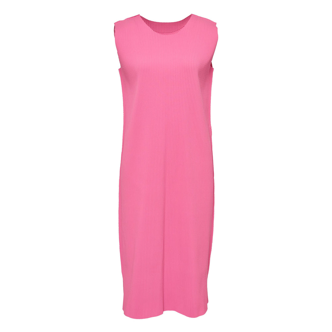 Fine Knit Pleats Col 1 Dress