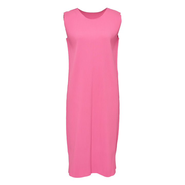 Fine Knit Pleats Col 1 Dress