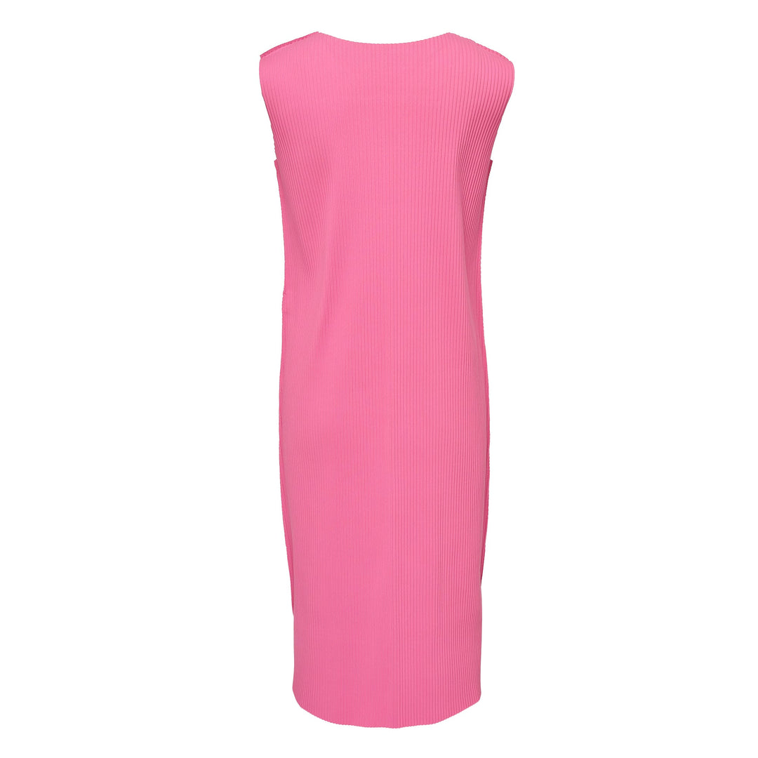 Fine Knit Pleats Col 1 Dress