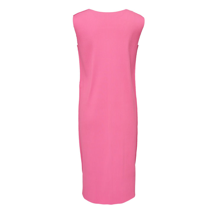 Fine Knit Pleats Col 1 Dress