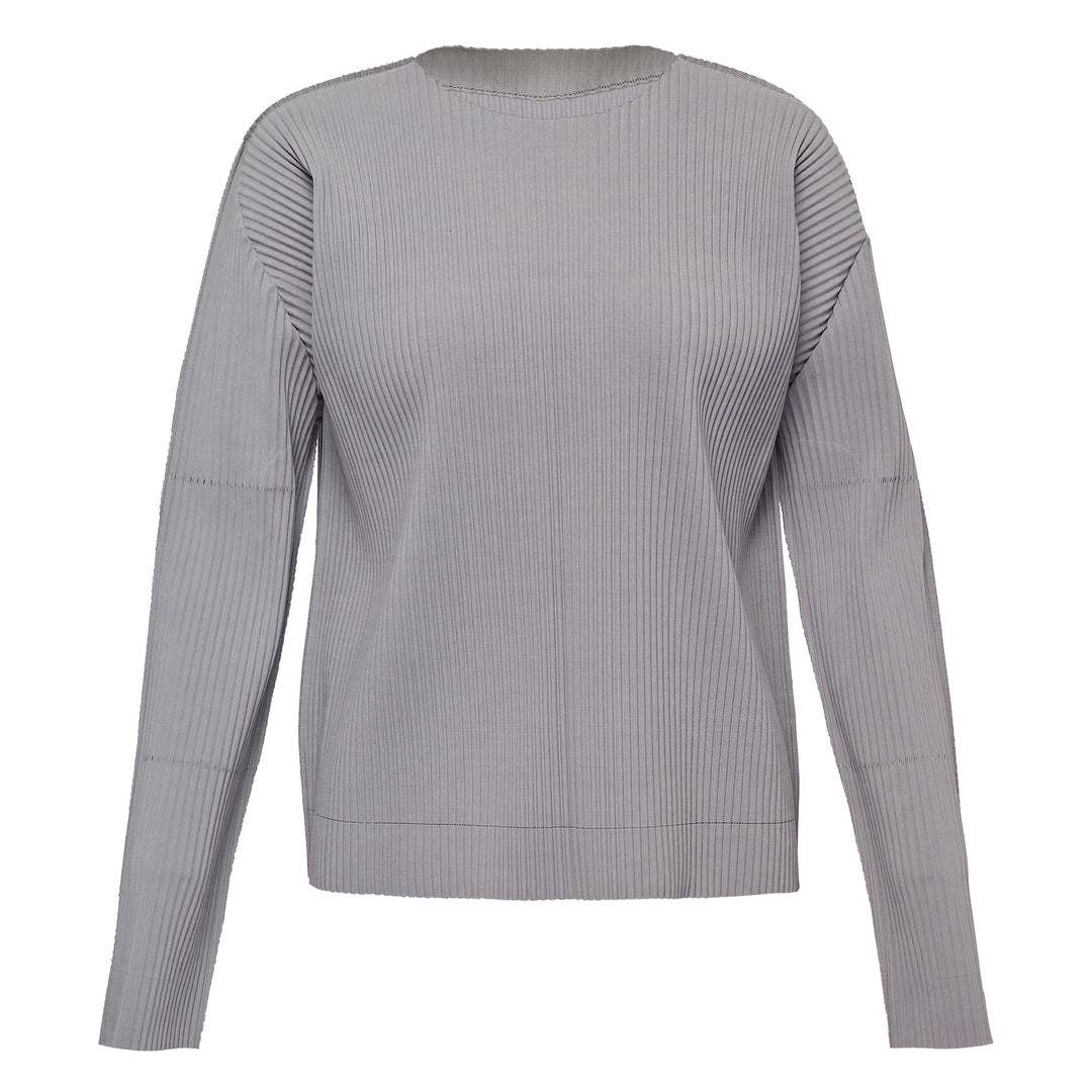 Fine Knit Pleats Col 1 Top