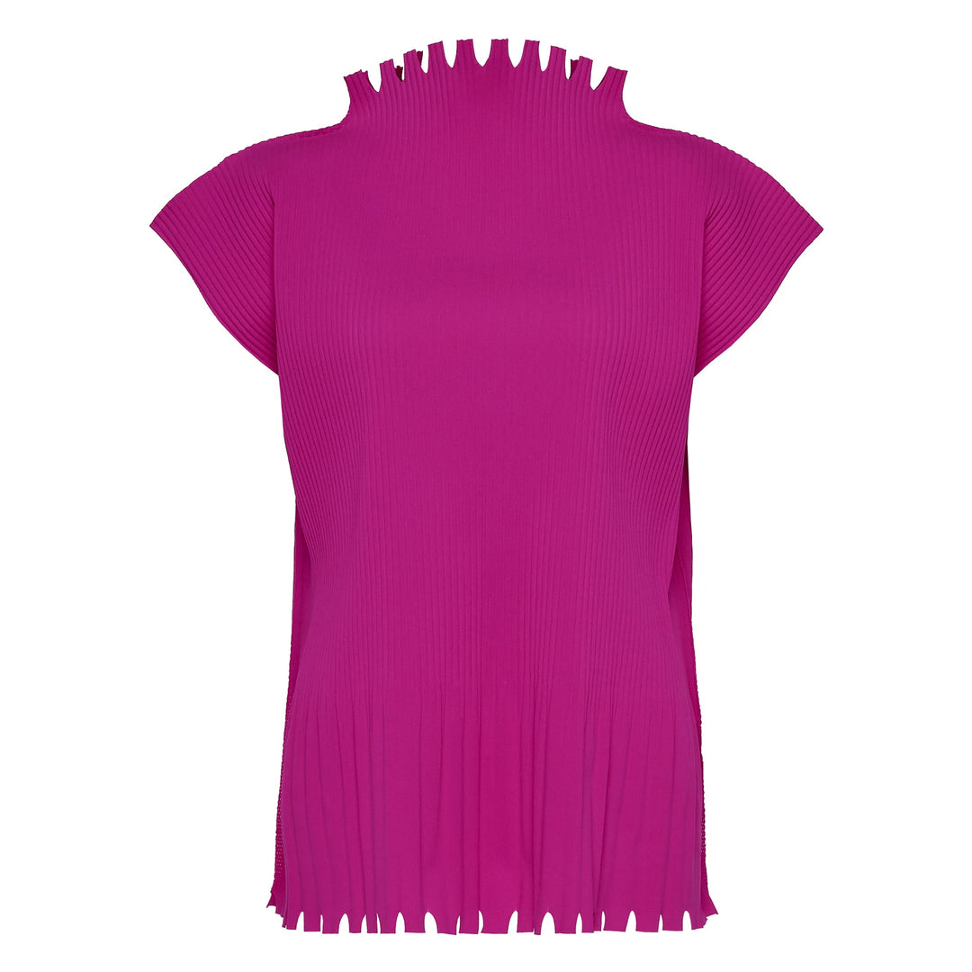 Mellow Fringe Pleats Top