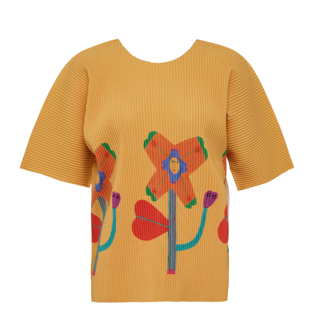 Ohana Fine Knit Pleats Top