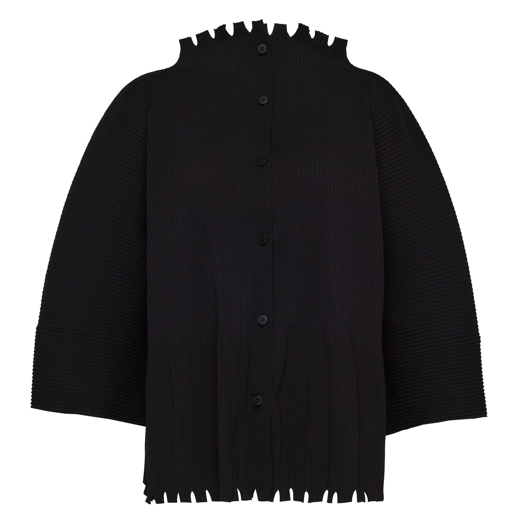 Mellow Fringe Pleats Cardigan