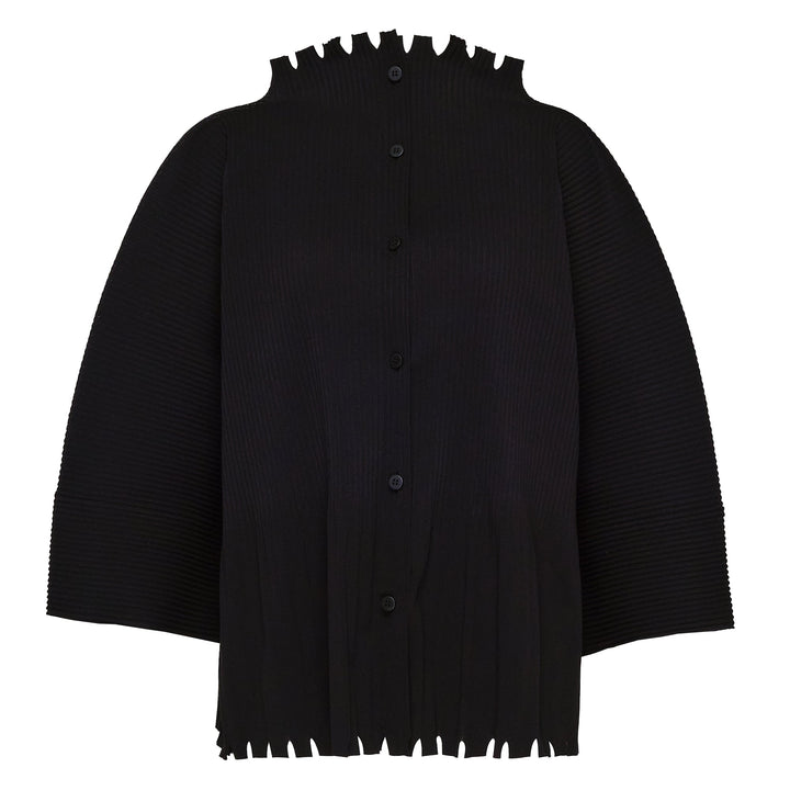 Mellow Fringe Pleats Cardigan
