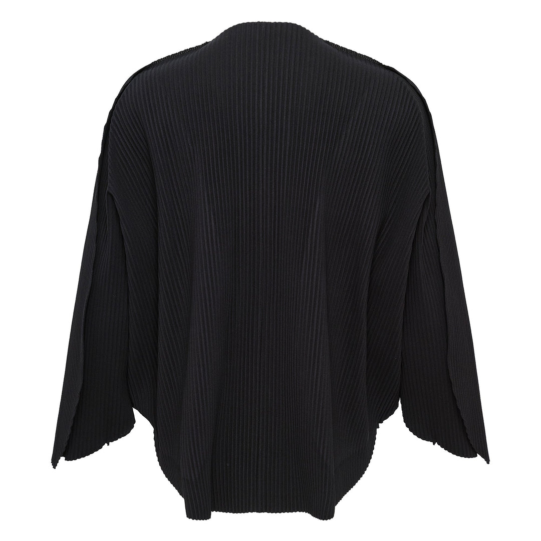 Dot Pleats Cardigan