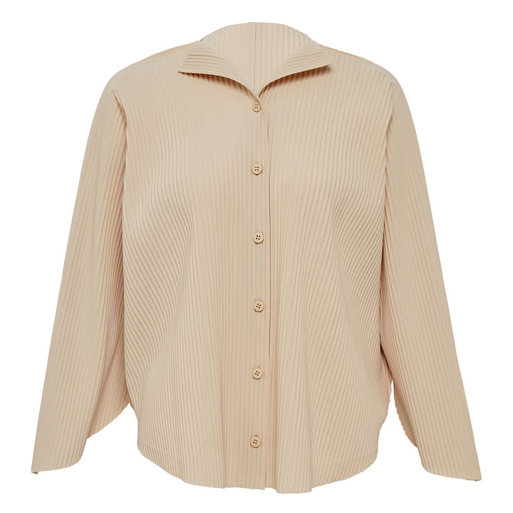 Dot Pleats Cardigan
