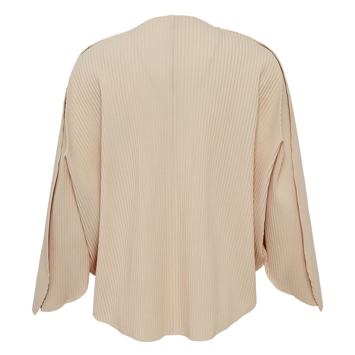 Dot Pleats Cardigan