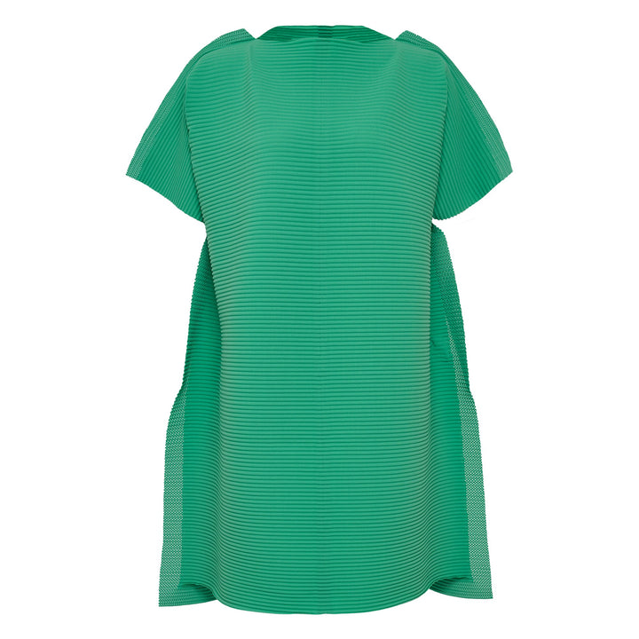 Frame Mesh Pleats Tunic