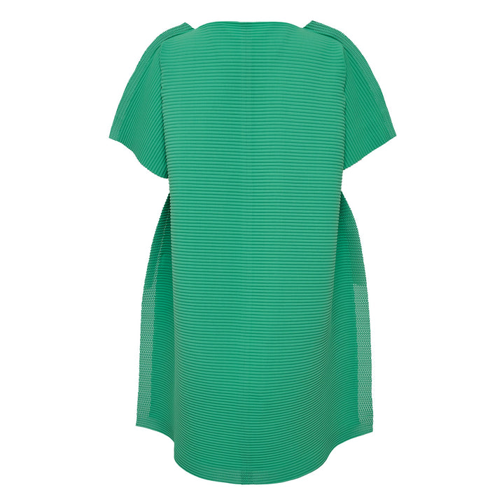 Frame Mesh Pleats Tunic