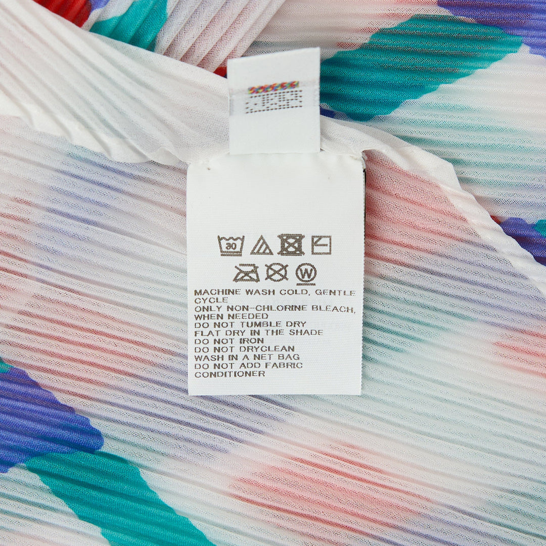 Drawing Check Pleats Stole