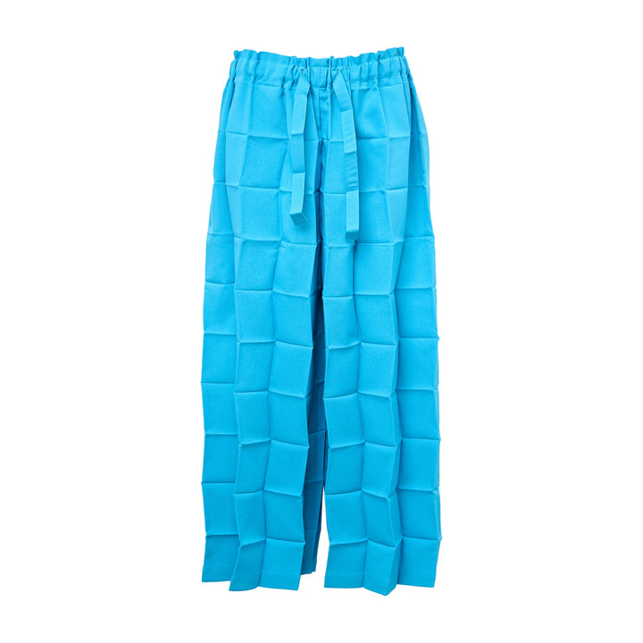 Dice Pleats Bottom Pants