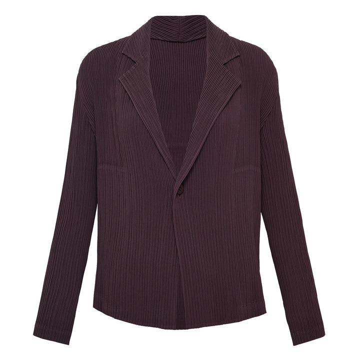 Hatching Pleats Pleated Jacket