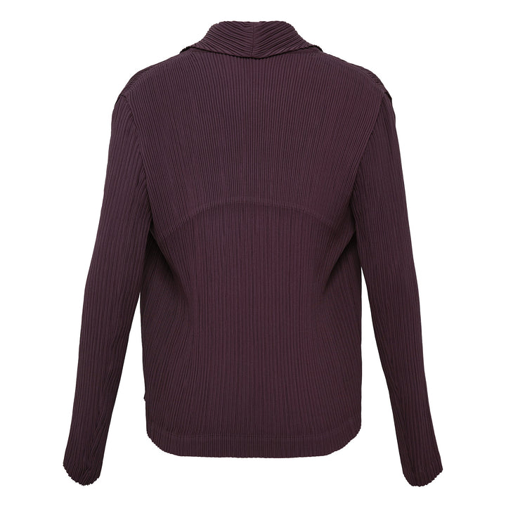 Hatching Pleats Pleated Jacket