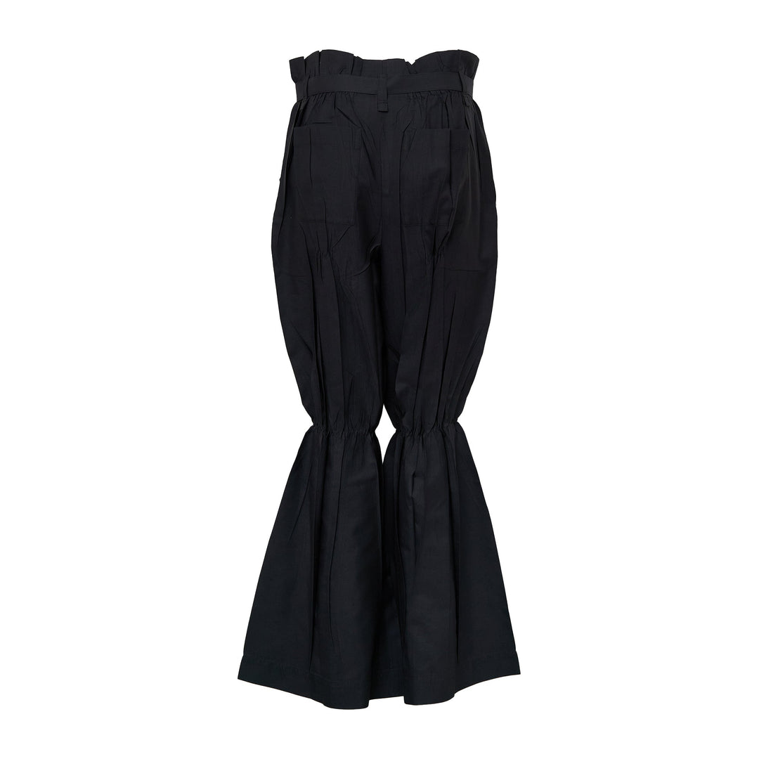 Crimped And Pressed Woven Pants