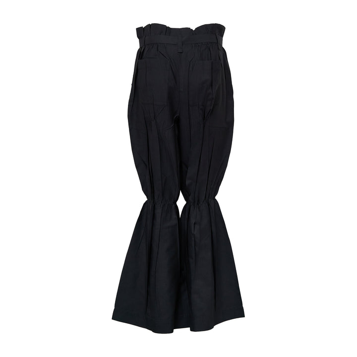 Crimped And Pressed Woven Pants