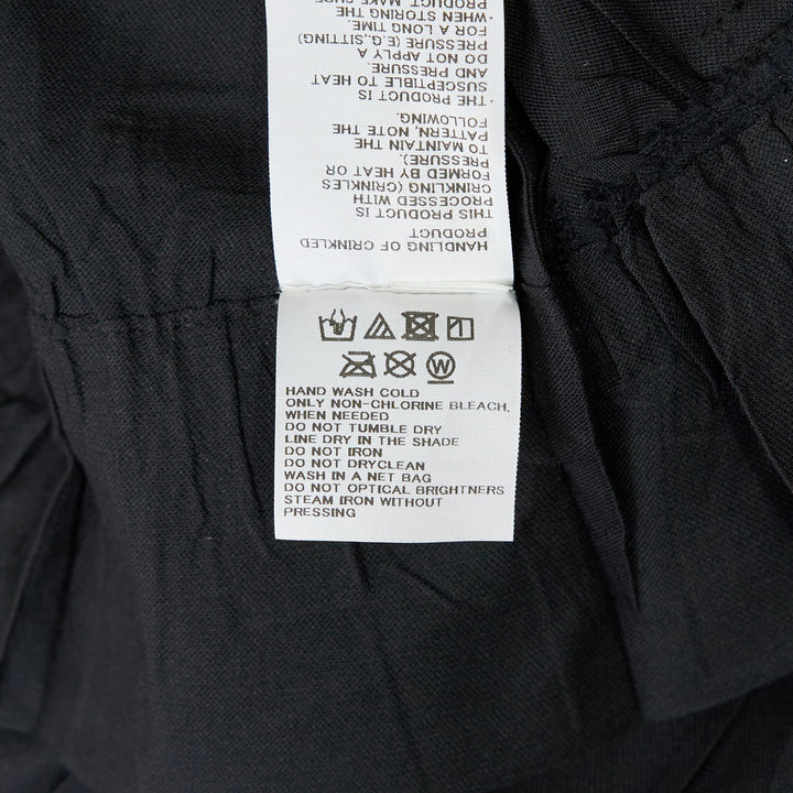 Crimped And Pressed Woven Pants