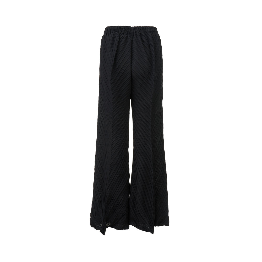 ISSEY MIYAKE Wrinkled And Twisted Pleated Pants - view 2