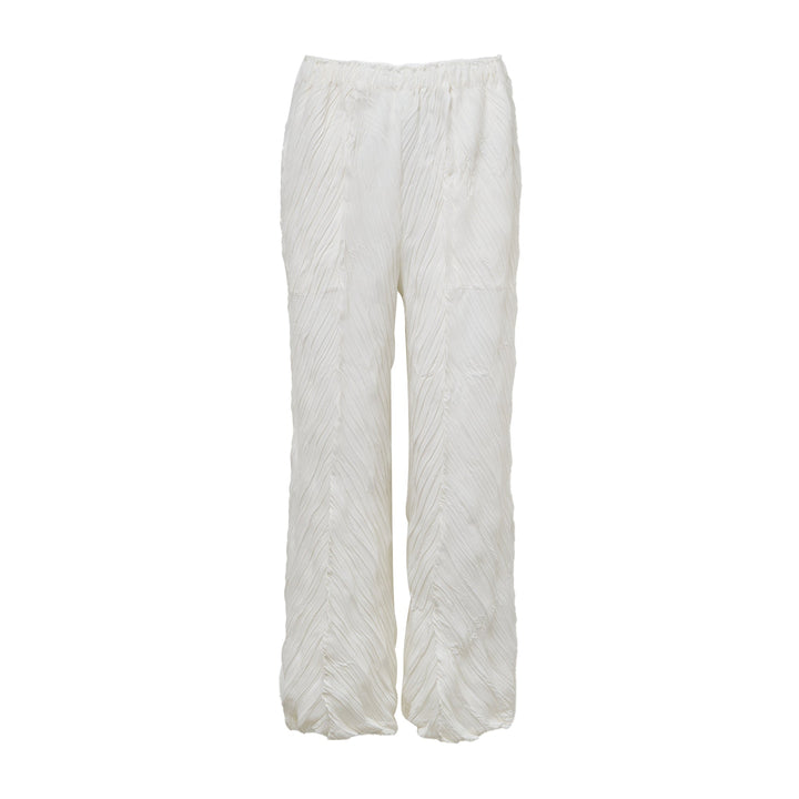 Wrinkled Twisted Pleated Pants